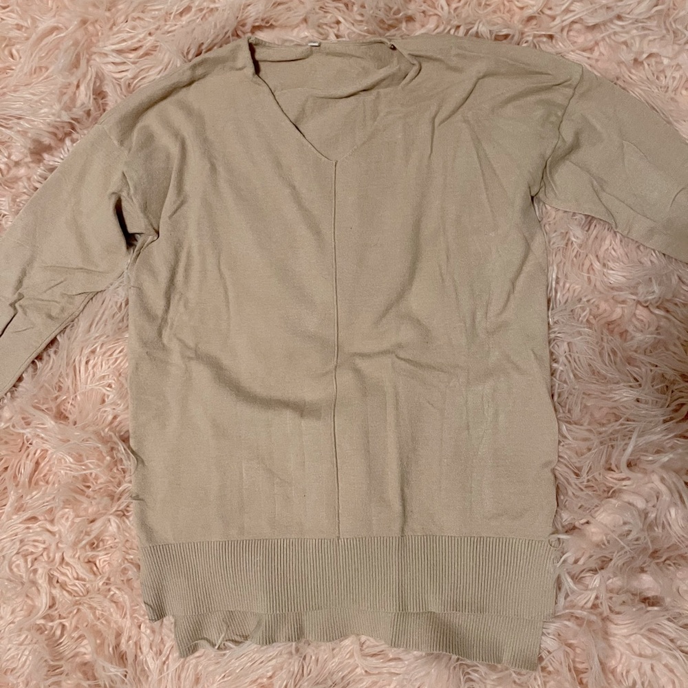 Small Amazon Tan Sweater